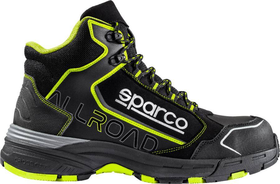 Sicherheitshochschuh S3 Sparco Motegi 7529NRGF-47 Größe 47 Farbe schwarz/gelb Typ Hochschuh Modell Motegi Schutzklasse