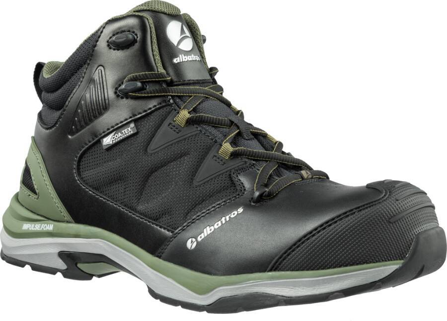 Sicherheitshochschuh ULTRATRAIL OLIVE CTX S3 ESD HRO WR SRC Mid 636220-40 Größe 40 Farbe schwarz/oliv Typ Hochschuh Mod