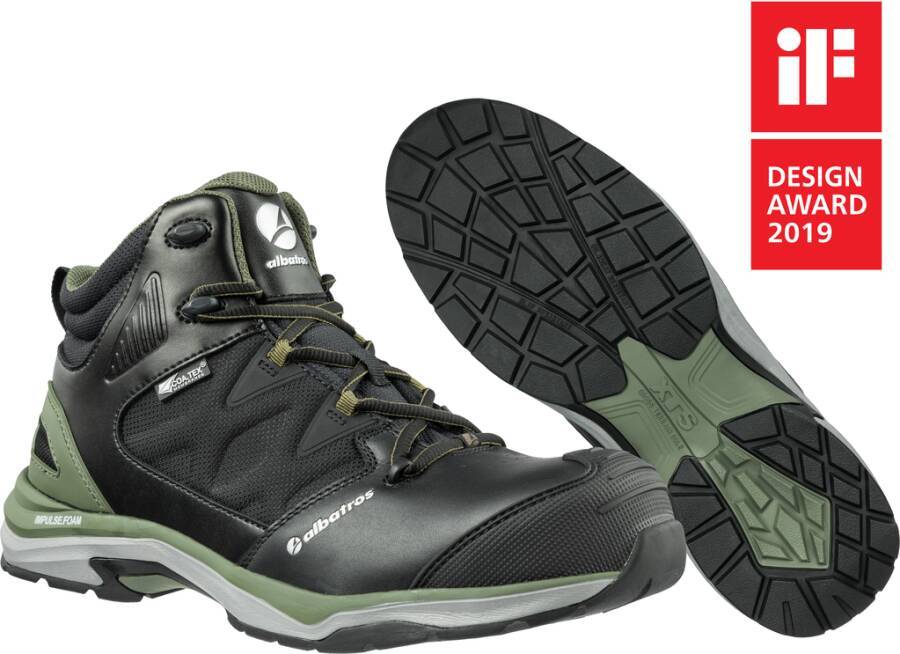 Sicherheitshochschuh ULTRATRAIL OLIVE CTX S3 ESD HRO WR SRC Mid 636220-40 Größe 40 Farbe schwarz/oliv Typ Hochschuh Mod
