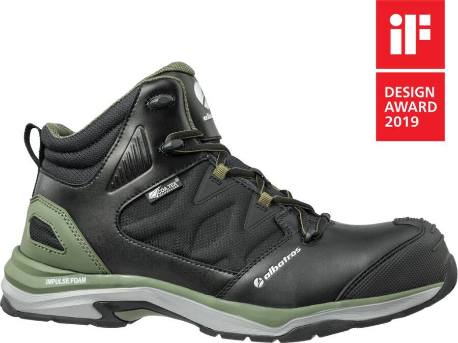 Sicherheitshochschuh ULTRATRAIL OLIVE CTX S3 ESD HRO WR SRC Mid 636220-40 Größe 40 Farbe schwarz/oliv Typ Hochschuh Mod