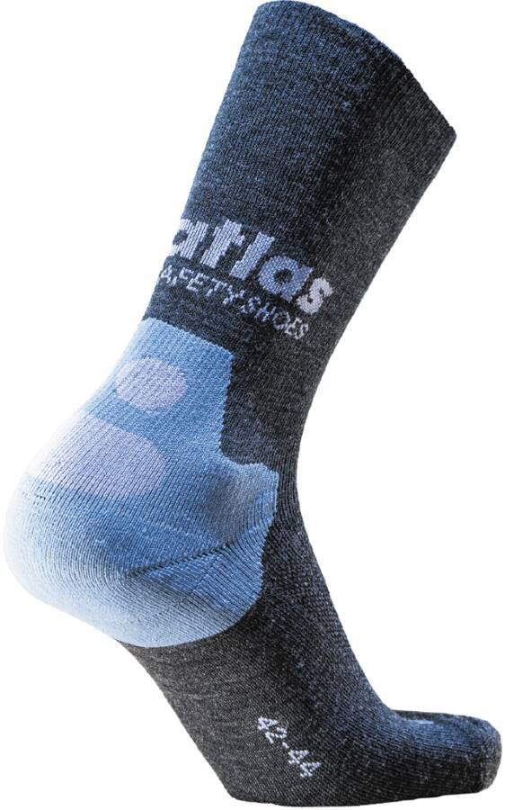 Funktionssocke ALL SEASONS - WORKWEAR SOCK 160510-39-41 Größe 39-41 Farbe grau/blau