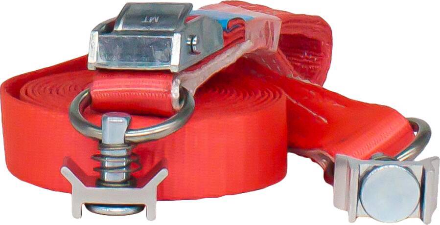 Klemmschlossgurt 2-teilig MTPro Airline 941179502 Farbe rot Ausführung Einzel-Airline-Endbeschlag Bandbreite 25 mm Länge