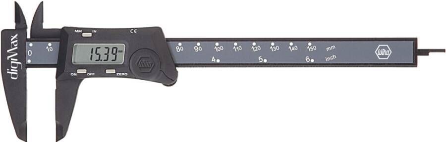 Digitaler Messschieber digiMax 32045 Messbereich 150 mm Ablesung 0,01 / 0,0005 mm/inch