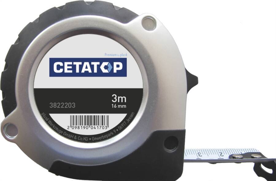 Taschenbandmaß CETATOP 3822203 Länge 3 m Bandbreite 16 mm