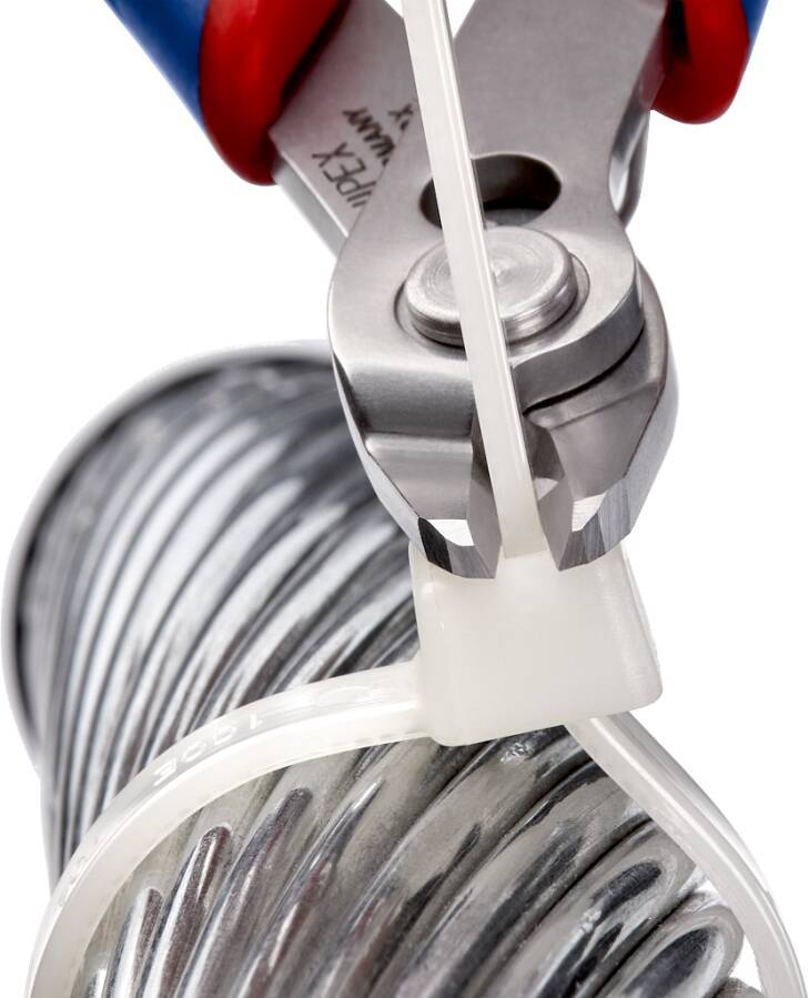 Seitenschneider Electronic Super Knips® INOX 78 13 125 Form 1 mit Drahtklemme Länge 125 mm Material INOX ca. 54 HRC für