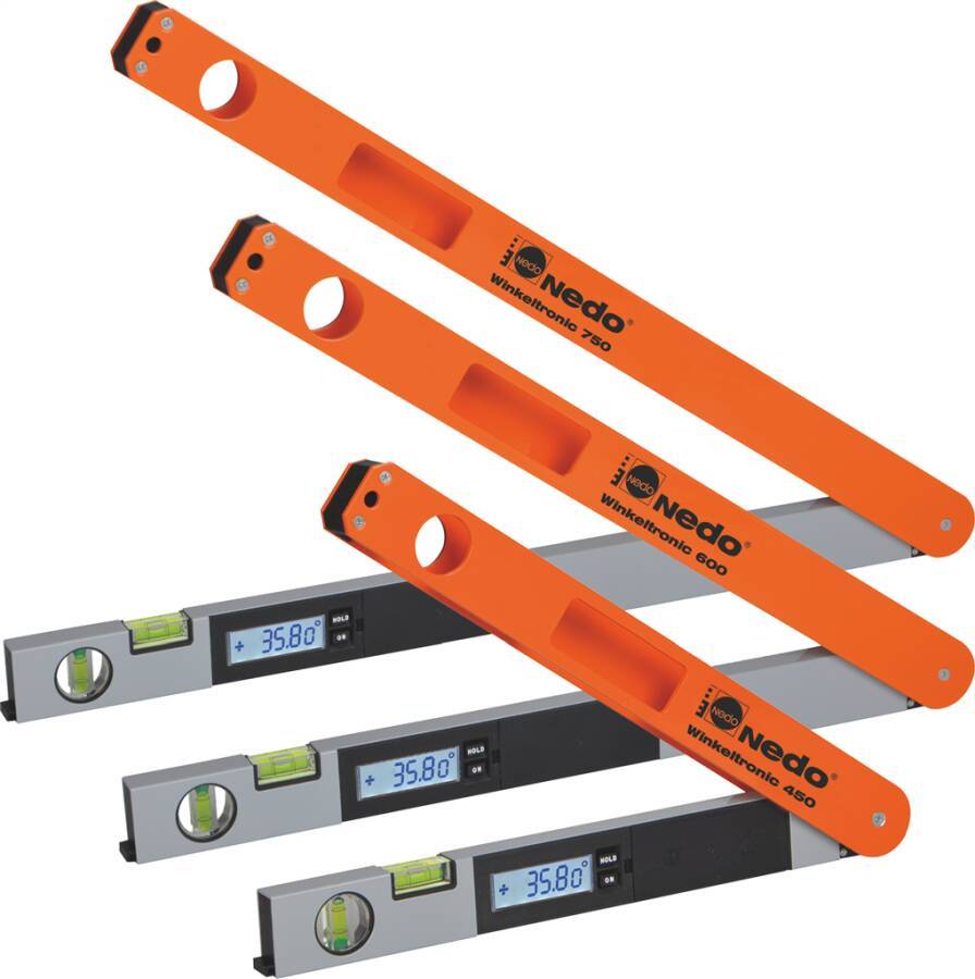 Winkeltronic 405316 Schenkellänge 600 mm Messgenauigkeit ± 0,1 ° Messbereich 0 - 355 ° Gewicht 1,5 kg