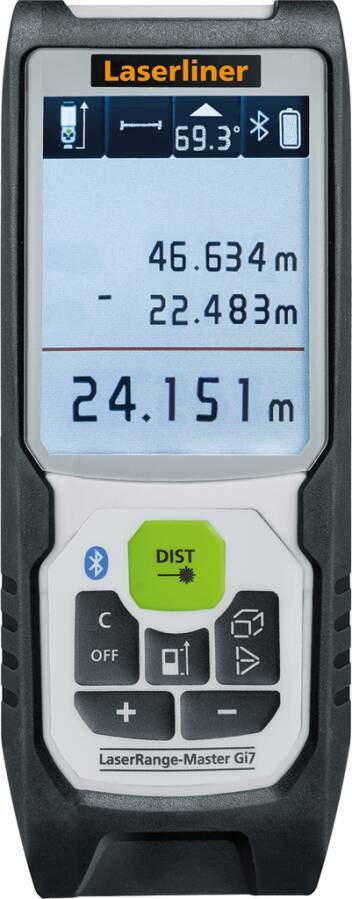 Laser-Entfernungsmesser LaserRange-Master Gi7 Pro 080.837A Typ LaserRange-Master Gi7 Pro Opt. - Lieferumfang 2x 1,5 V LR