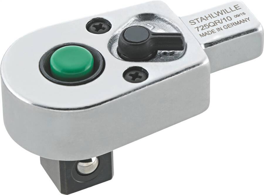 Einsteck-Umschaltknarre 725QR 58253010 Antriebsvierkant 1/2`` Aufnahme 9x12 mm Anzugswert 100 Nm Zähne 30 Breite 29 mm H