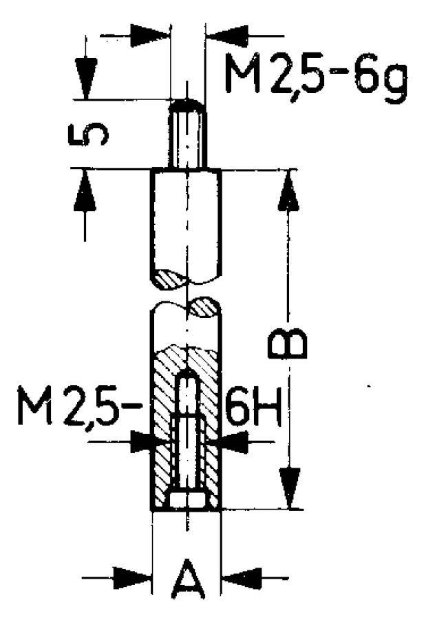 Verlängerungen 62509 Länge 40 mm
