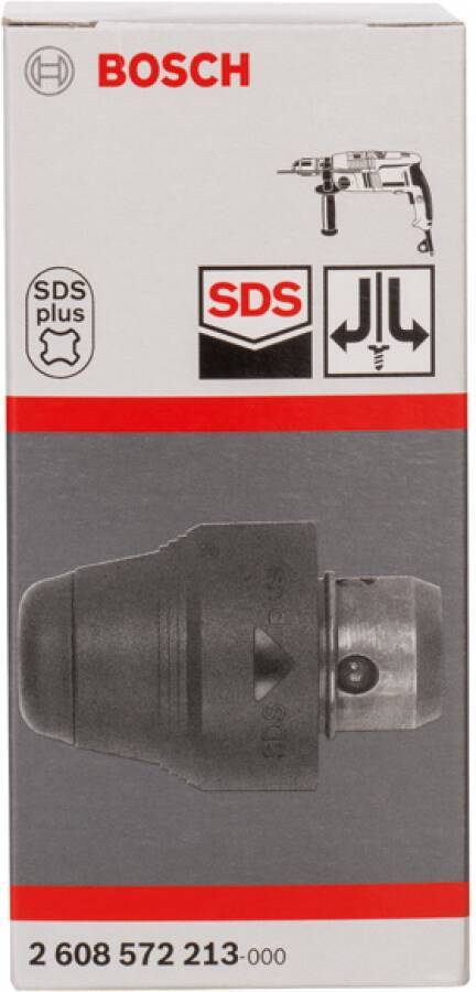 Schnellspann-Bohrfutter SDS GBH für Bohrhammer mit Wechselfuttersystem 2608572213 Spannweite SDS-plus mm Aufnahme Bosch-