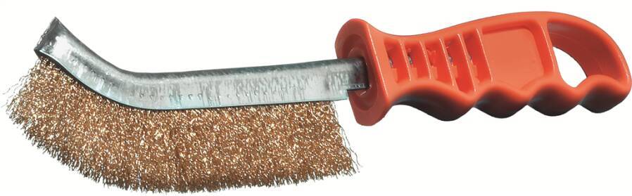 Allzweckbürste 056701 Ausführung Messingdraht gewellt Reihen 1 (10mm) Drahtstärke 0,30 mm Besatzhöhe 28 mm Länge 260 mm