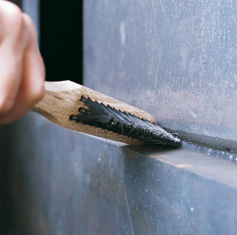 Kehlnahtbürste 120811 Ausführung Edelstahldraht glatt Reihen 3 Drahtstärke 0,35 mm Besatzhöhe 35 mm Länge 290 mm