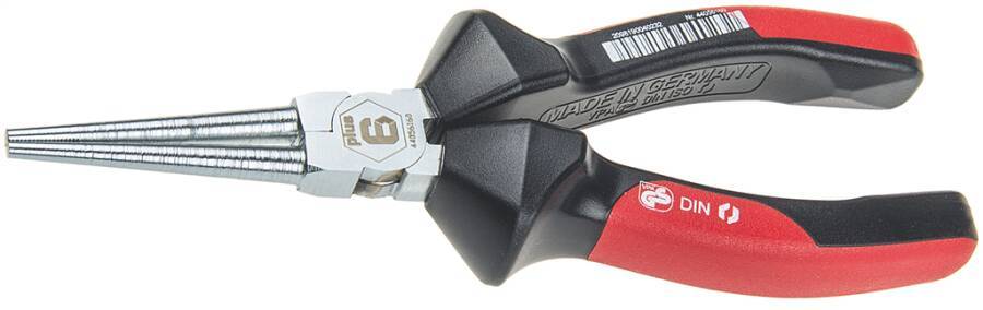 Rundzange plus6 2-K-Griff 44056160 Länge 160 mm Typ 2-K-Griff