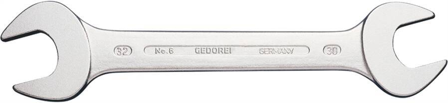 Doppelmaulschlüssel GEDORE 6065610 SW 13x15 mm Länge 188 mm Maulbreite 30,5 x 34,5 mm Maulstärke 5,5 mm Hersteller GEDOR