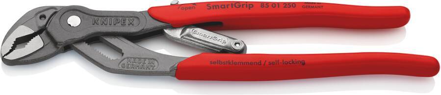 Wasserpumpenzange SmartGrip® patentiert 85 01 250 Länge 250 mm für Rohr-Ø max. 32 / 1.1/4 mm / Zoll für Muttern-Ø max.
