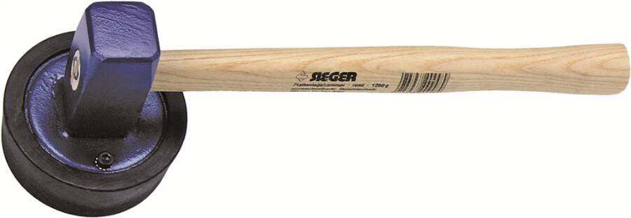 Plattenlegerhammer rund WEG2053731 Ausführung rund für Kopfgewicht 1500 g Stiellänge 360 mm