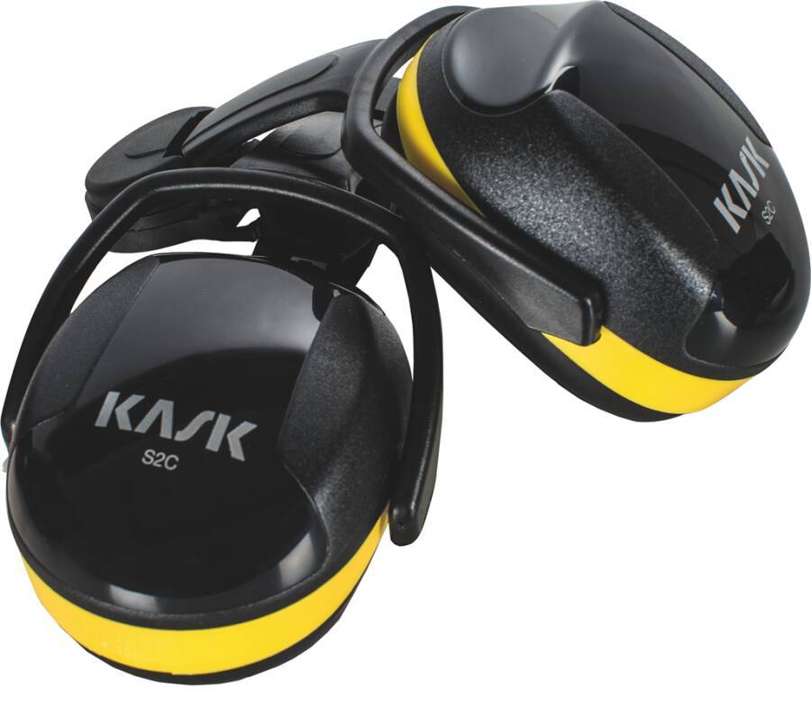 Kapselgehörschützer zu Schutzhelm KASK WHP00005- Farbe gelb Typ SC2 SNR 28-29 dB