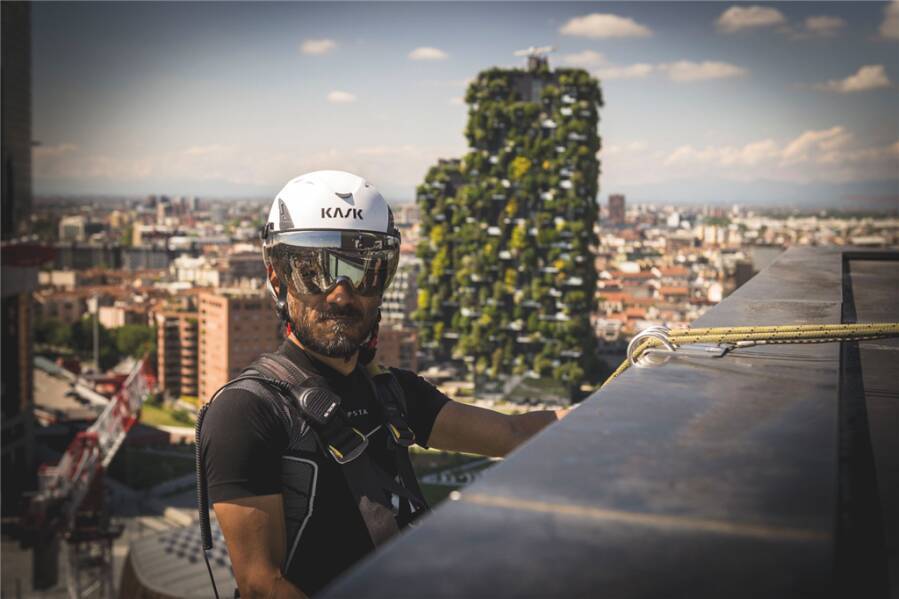 Visier V2 Plus für KASK Superplasma und HP WVI00018-510 Farbe rauch / smoke Norm EN 166, EN 14458, EN 172