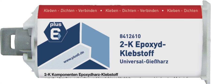 2-K Epoxyd-Klebstoff 8412610 Farbe transparent Inhalt 56 g Gebindeart Kartusche Klebstoff-Basis Epoxydharz Verarbeitung