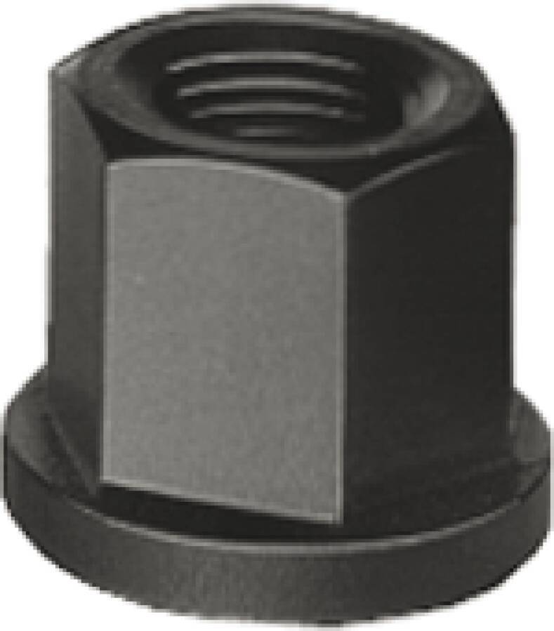 Sechskantmuttern mit Bund, geschmiedet 82214 Sechskant 16 mm Gewinde M 10 e 17,77 mm m 15 mm a 4,0 mm d1 22 mm