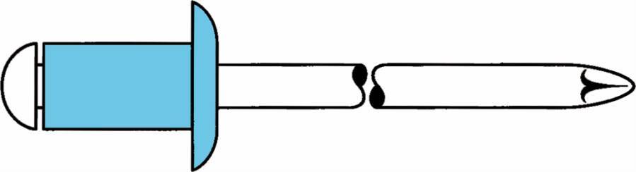 Blindniet Gesipa® Edelstahl A2/Edelstahl A2 Standard 1455171 Farbe blank Material Edelstahl A2/Edelstahl A2 Schaft-Ø 5
