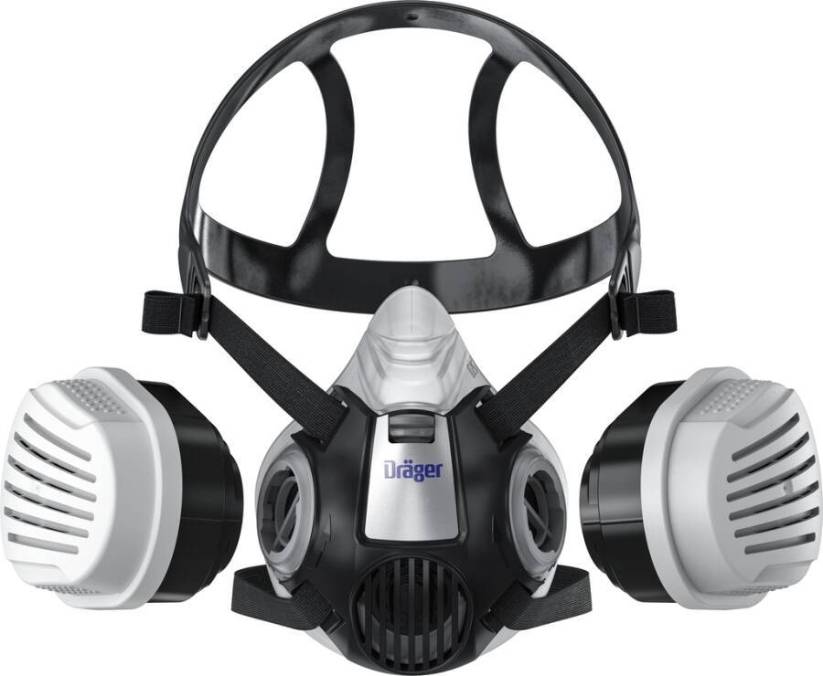 Halbmaske X-plore® 3300 R57794 Größe M Typ Chemiearbeit-Set Material Soft-TPE Scheibe ohne Anschluss Bajonett Inhalt 1 X