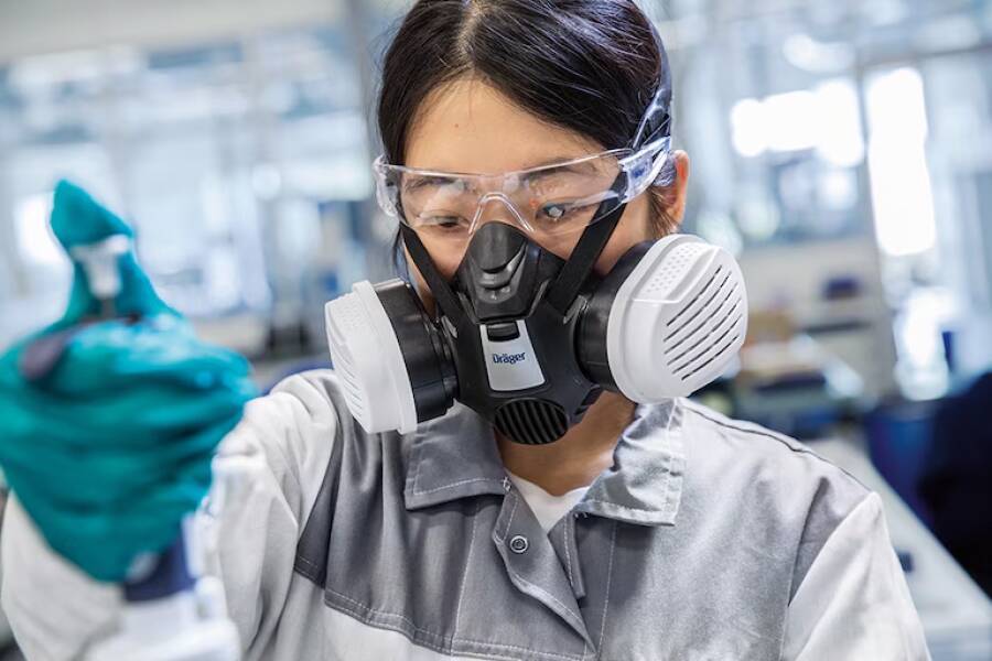 Halbmaske X-plore® 3300 R57793 Größe M Typ Lackierer-Set Material Soft-TPE Scheibe ohne Anschluss Bajonett Inhalt 1 X-pl