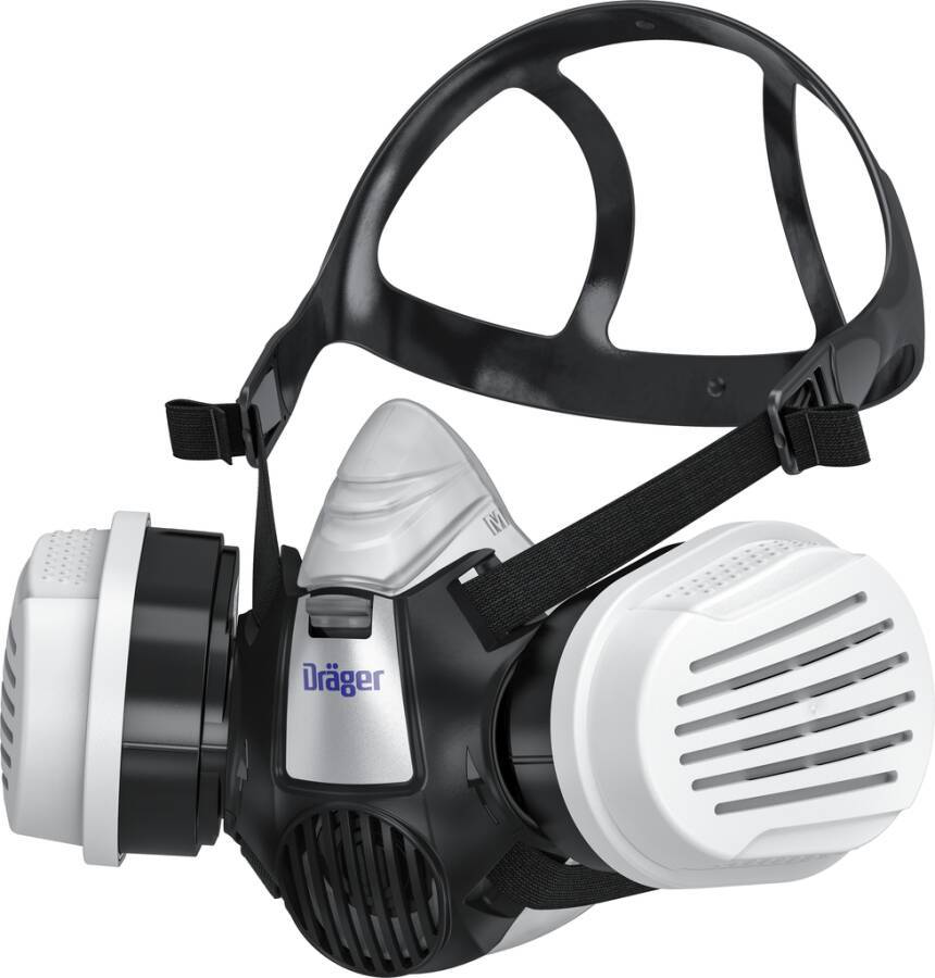 Halbmaske X-plore® 3300 R57793 Größe M Typ Lackierer-Set Material Soft-TPE Scheibe ohne Anschluss Bajonett Inhalt 1 X-pl