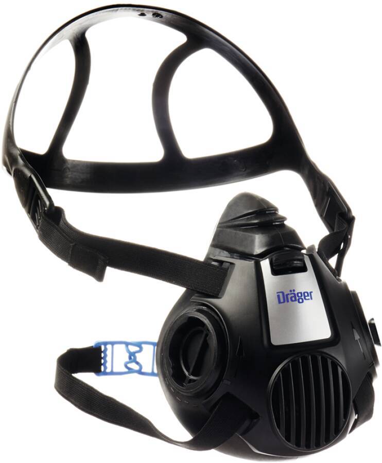 Halbmaske X-plore® 3300 R55330 Größe M Typ Einzelmaske Material Soft-TPE Scheibe ohne Anschluss Bajonett Inhalt Einzelma