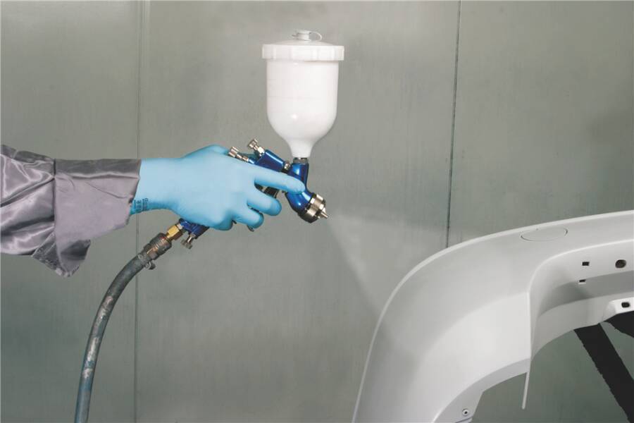 Einmalschutzhandschuh Nitril Dermatril® P 743 074309082C Größe 09 Farbe blau Trägermaterial Nitril Gauge - Mat.-Stärke