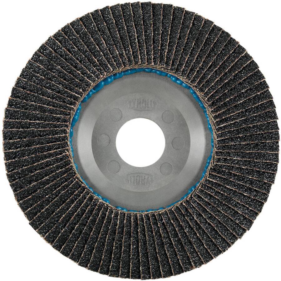 Fächerschleifscheibe Premium - Longlife C-Trim gerade 34239197 Ø 125 mm Körnung 80 Bohrung 22,23 mm Drehzahl max. 12.2