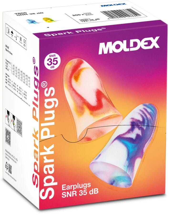 Gehörschutzstöpsel Spark Plugs® 786001 Größe uni Inhalt Nachfüllpack für PlugStation (500 Paar)