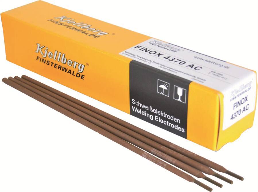 FINOX 4370 AC Normbezeichnung: DIN EN ISO 3581-A: E 18 8 Mn R 12, Werkstoffnr.: 1.4370 00.721.250 Abmessung 2,50 x 300 m
