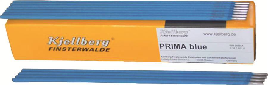 PRIMA blue Normbezeichnung: DIN EN ISO 2560-A: E 42 0 RC 11 00.915.162 Abmessung 1,60 x 250 mm Inhalt (Umkarton) 250 Stk