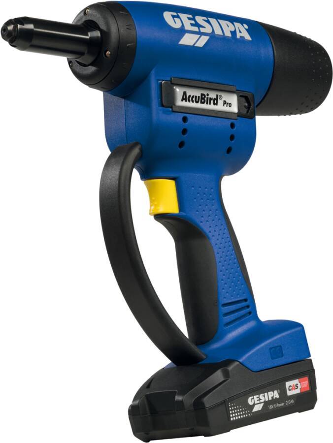 Blindnietgerät AccuBird® Pro CAS 1679661 Spannung 18 V Setzkraft 13.000 N Setzhub 25 mm Arbeitsbereich alle Werkstoffe B