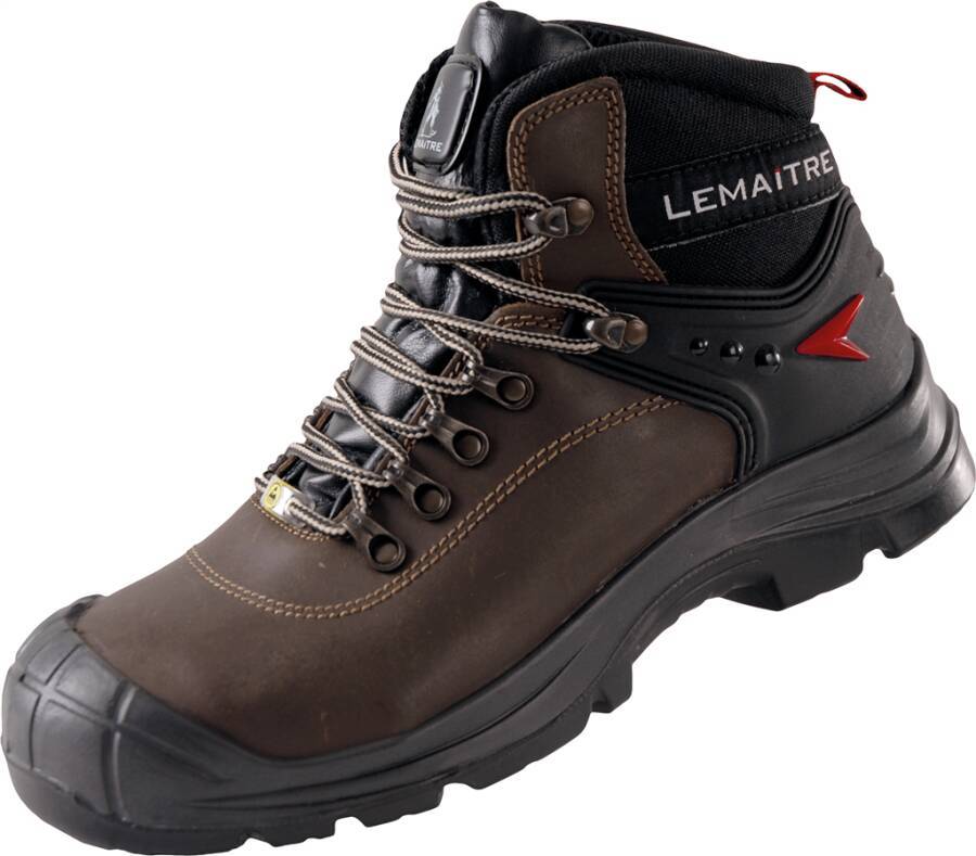 Sicherheitshochschuh S3 ÜK Slog ESD 8057-44 Größe 44 Farbe braun/schwarz Typ Hochschuh Modell Slog Schutzklasse S3 Soh