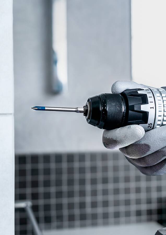 Fliesenbohrer EXPERT HEX-9 Hard Ceramic Set 3-tlg. 2608900595 Ø 5 / 6 / 8 mm Gesamtlänge 90 mm