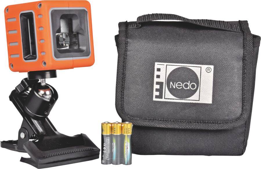 Kreuzlinienlaser CUBE 460867 Typ CUBE grün Lieferumfang CUBE grün, Klemmhalterung Metall inkl. Kugelgelenk, Batterien, T