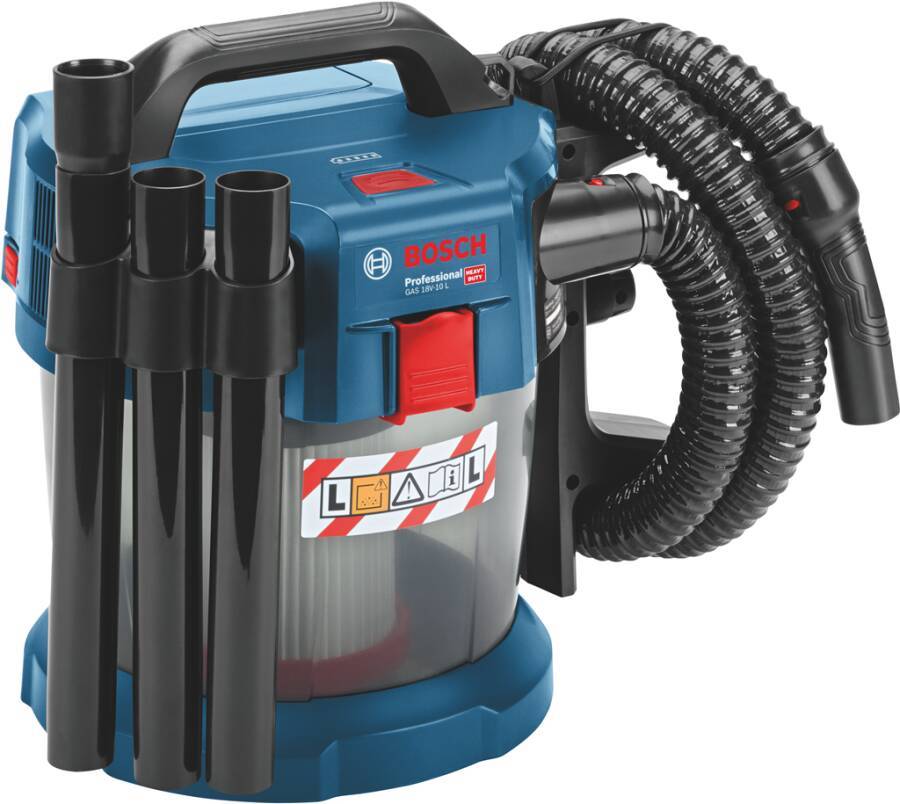 Akku-Nass- und Trockensauger GAS 18V-10 L 06019C6302 Typ Solo Opt. B Lieferumfang ohne Akku und ohne Ladegerät, 3tlg. Sa