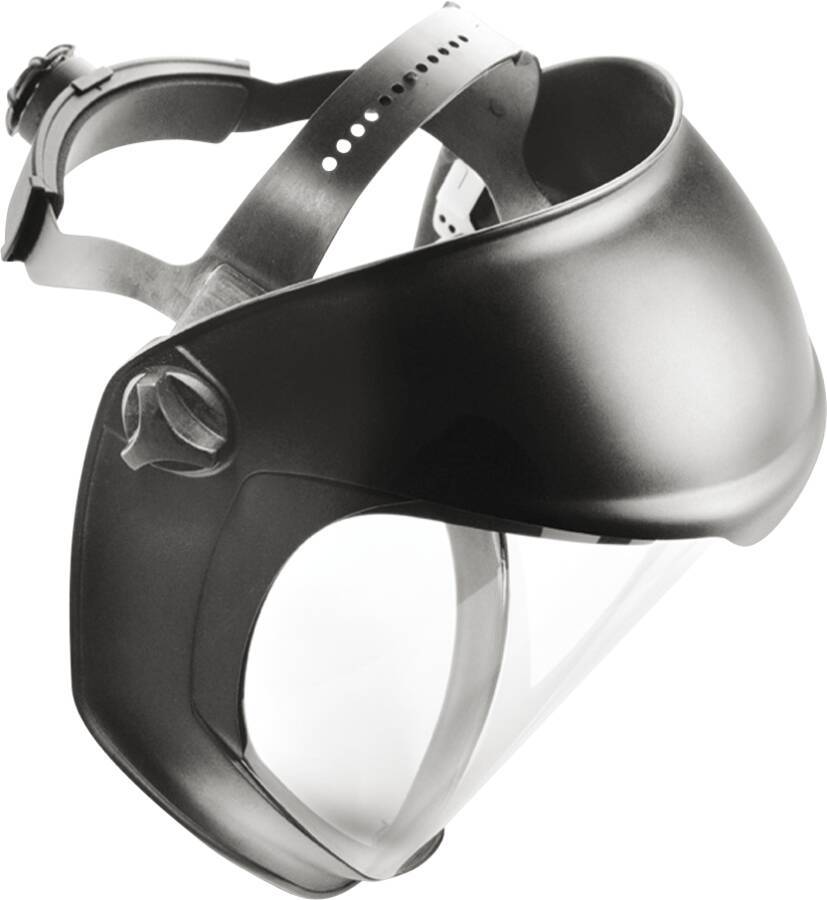 Gesichtsschutz Bionic® 1011623 Rahmen schwarz Scheibe klar Beschichtung - Verwendung für Arbeiten im Innen- und Außenber