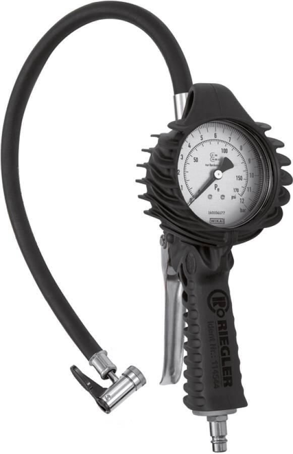 Reifenfüllmessgerät 136784 Typ 39.032 ungeeicht Arbeitsdruck 0-12 bar Schlauchlänge 500 mm Gewicht 0,10 kg
