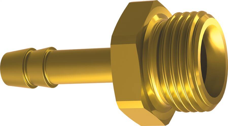 Einschraubschlauchtüllen MS239 131004 SW 24 mm Außengewinde G 1/2`` AG für Schlauch 13 mm max. Druck 25 bar Gesamtlänge