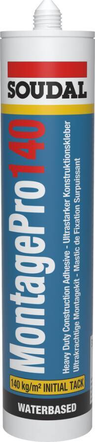 Montagekleber Pro 140 112129 Farbe weiß Gebindeart Kartusche Inhalt 310 ml