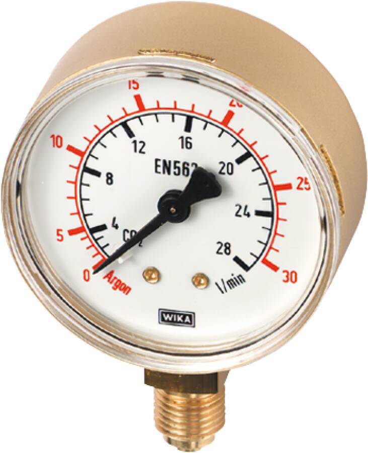 Sicherheits-Manometer 388411360483P Gas Argon Eigenschaften 0 - 32 l/min Durchflussmenge