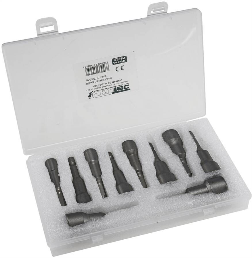 Steckschlüsseleinsätze mit Magnet Satz 10-tlg. 22985 Länge 55 mm