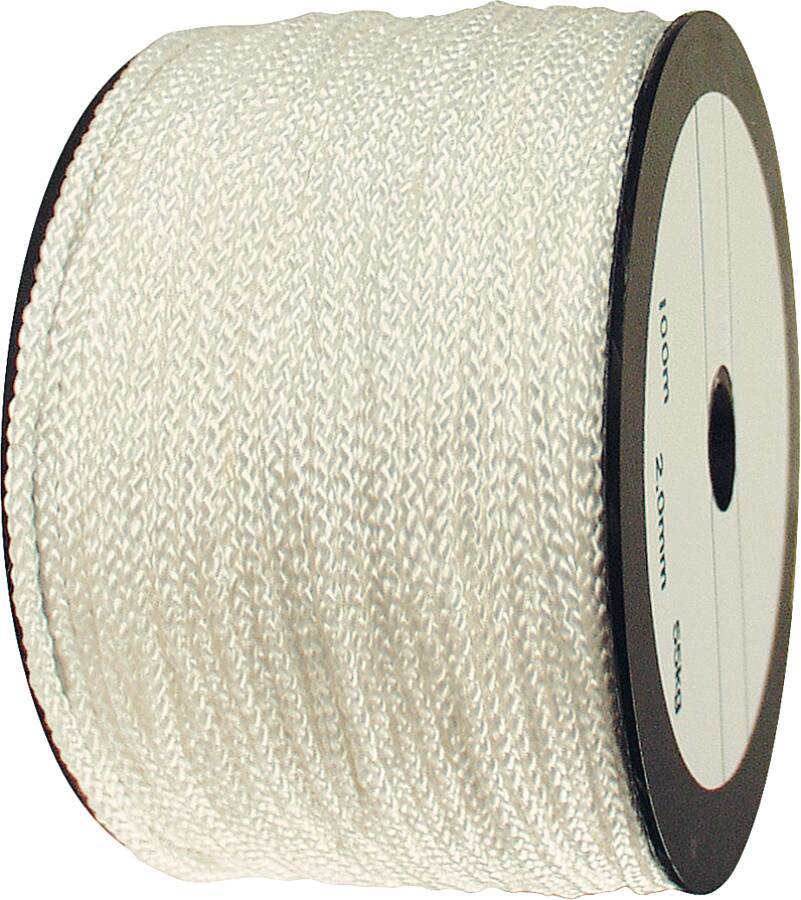 Maurerschnur Polypropylen Ø 2 mm 48622 Farbe weiß Festigkeit 35 kg Länge 100 m
