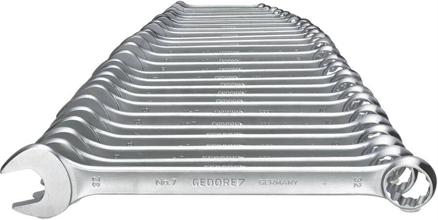 Ringmaulschlüsselsatz abgewinkelt GEDORE 6093740 SW 6, 7, 8, 9, 10, 11, 12, 13, 14, 15, 16, 17, 18, 19, 20, 21, 22, 23,