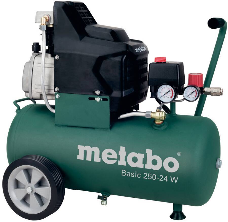 Kompressor Basic 250-24 W 601533000 Nennaufnahme 1,5 kW / 230 V Höchstdruck 8 bar Füllleistung 110 l/min Ansaugleistung