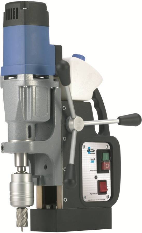Magnetkernbohrmaschine MAB 455 - Set MAB455-230V Drehvorrichtung ohne Nennaufnahme 1150 W Bohrleistung 12-40 mm Hub 160