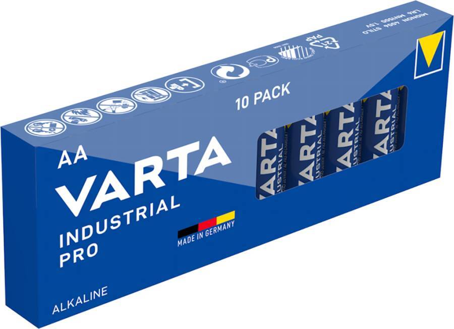 Batterien VARTA Industrial Pro Alkaline Tray 8776220A Typ Mono Bezeichnung D Form LR20 Kapazität 17000 mA
